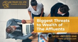 Biggest Threats to Wealth of The Affluents | QX Trust | Offshore Labuan Consultants Malaysia